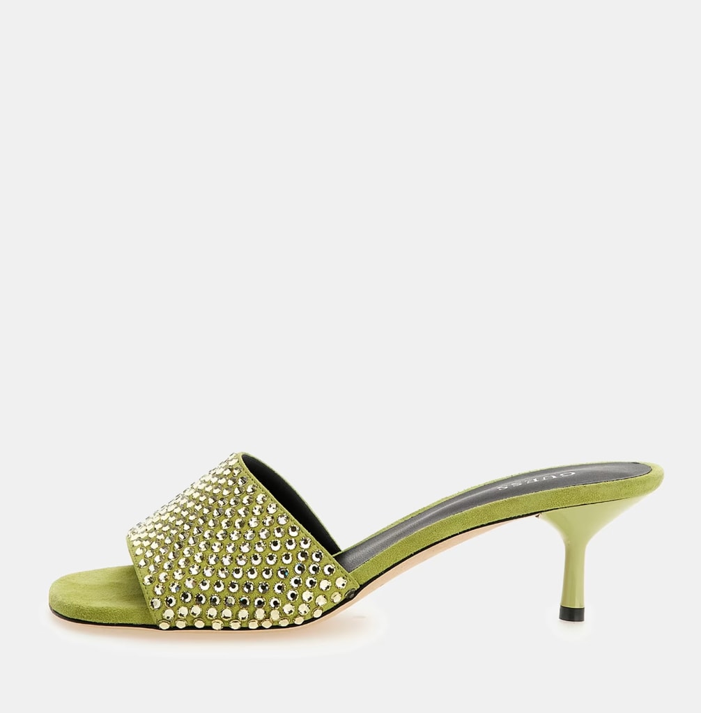 Eugy Studded Sandals in green