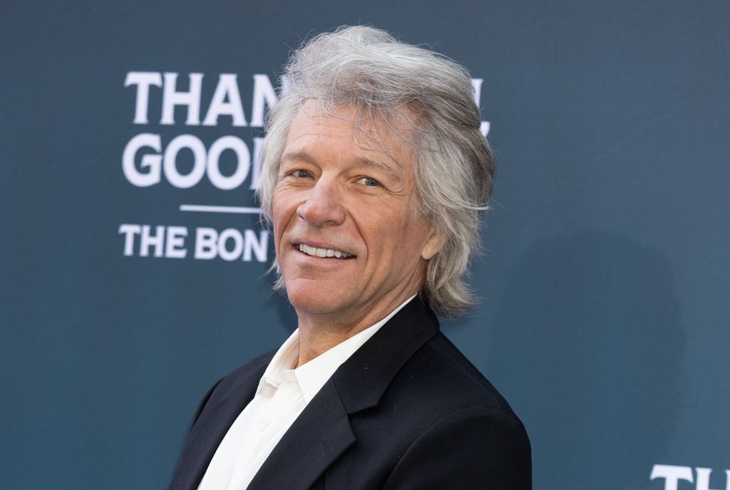 Jon Bon Jovi attends the "Thank You, Goodnight: The Bon Jovi Story" UK Premiere at the Odeon Luxe Leicester Square on April 17, 2024 in London, England.