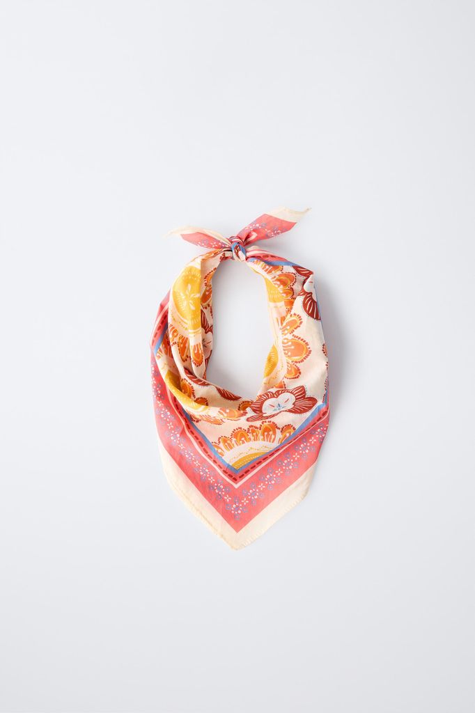 Zara colourful bandana