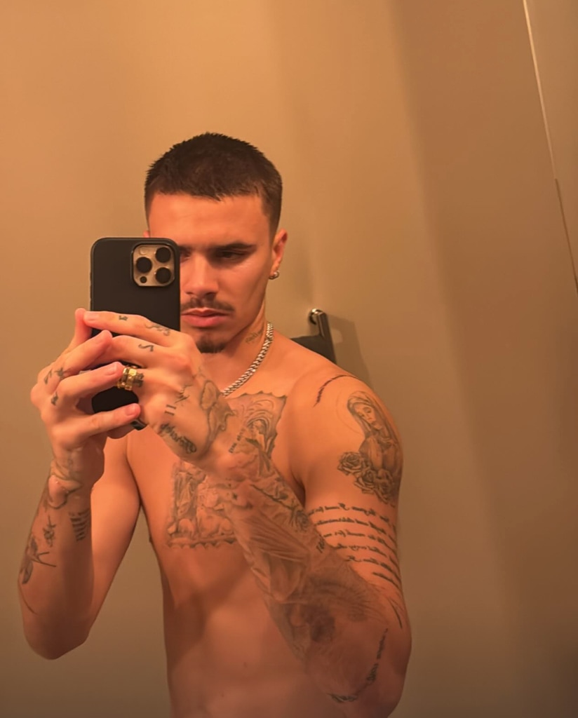 romeo beckham topless