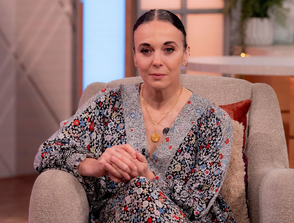 Amanda Abbington on Lorraine TV show, London, UK - 25 Jul 2024