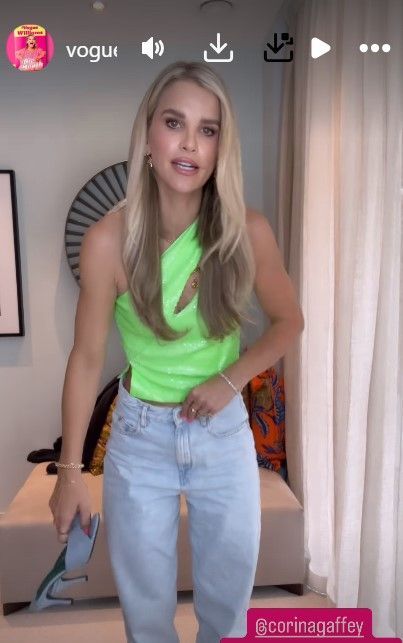 Vogue looked incredible rocking her 'jeans and a nice top' combo