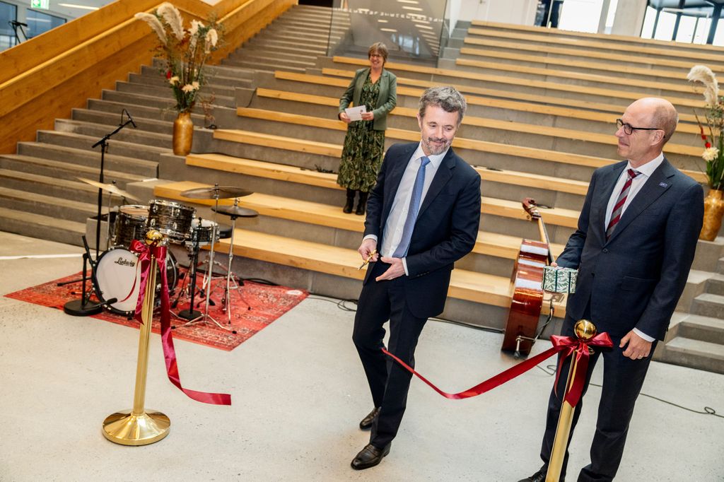 Frederik opened the Niels Bohr Building as part of the Faculty of Science at University of Copenhagen on Tuesday