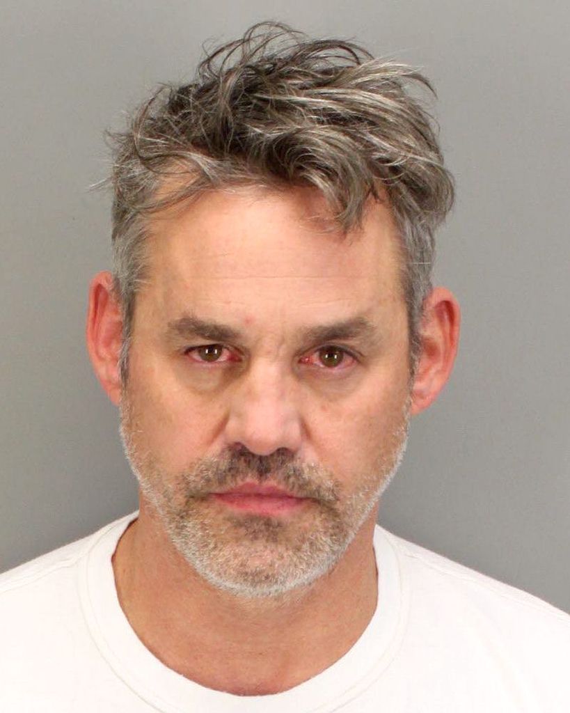 health In this handout provided by the Palm Springs Police Department, Nicholas Brendon poses for his mugshot after being arrested on domestic violence charges on October 11, 2017