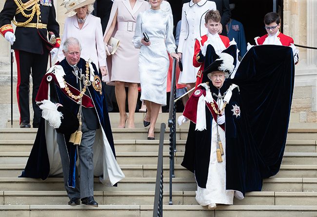 prince charles and the queen order of the garter