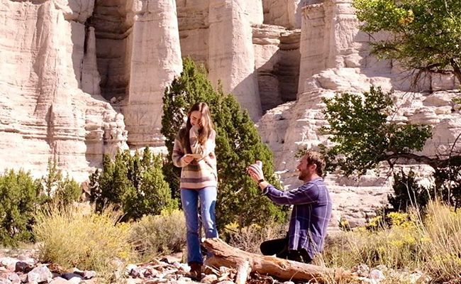 lily collins engagement proposal
