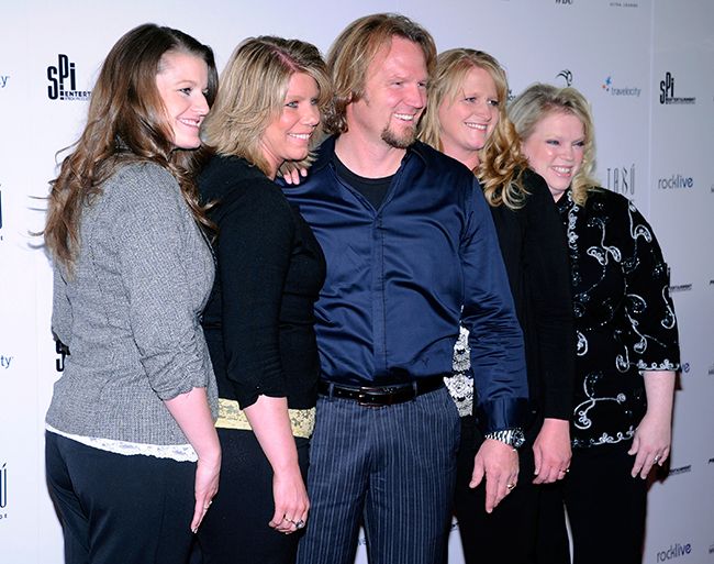 Kody and Sister Wives on red carpet