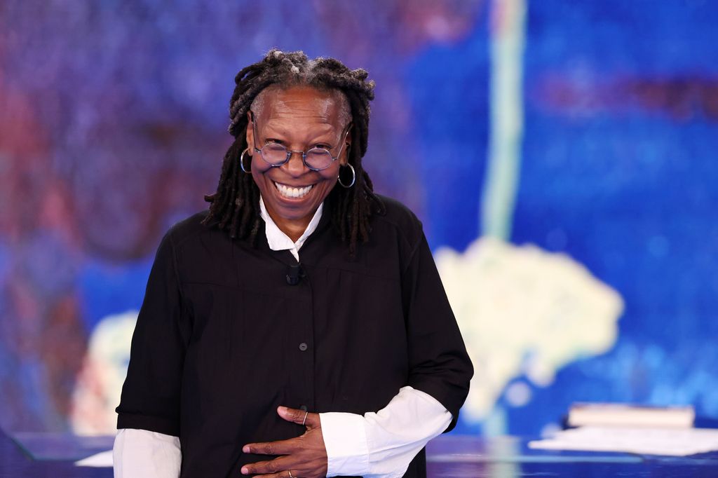 Whoopi on the Che Tempo Che Fa Italian TV show in April 