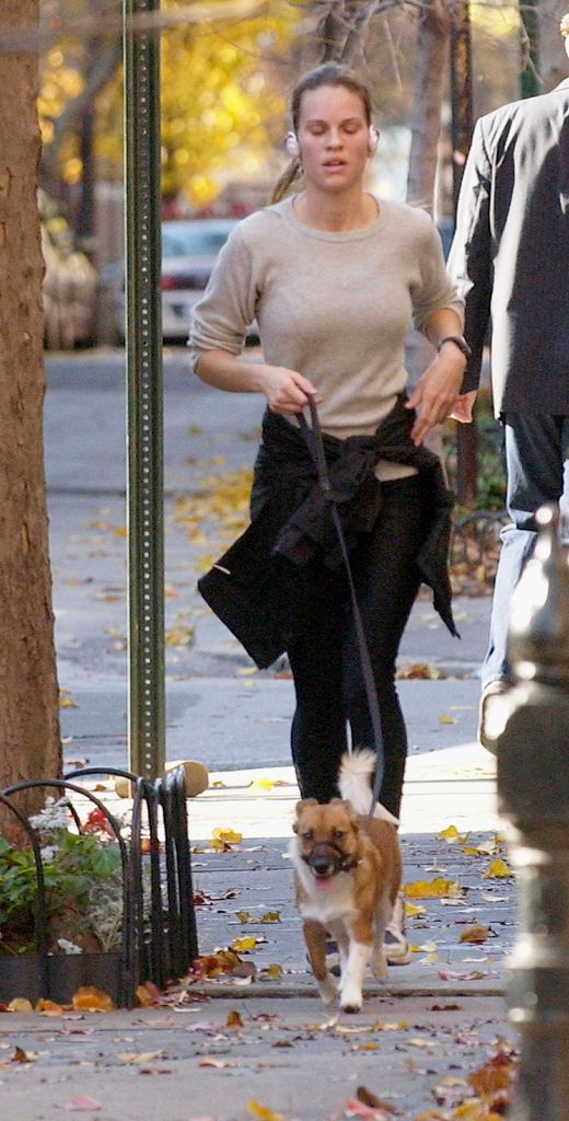 Exercise is an important part of Hilary's daily routine