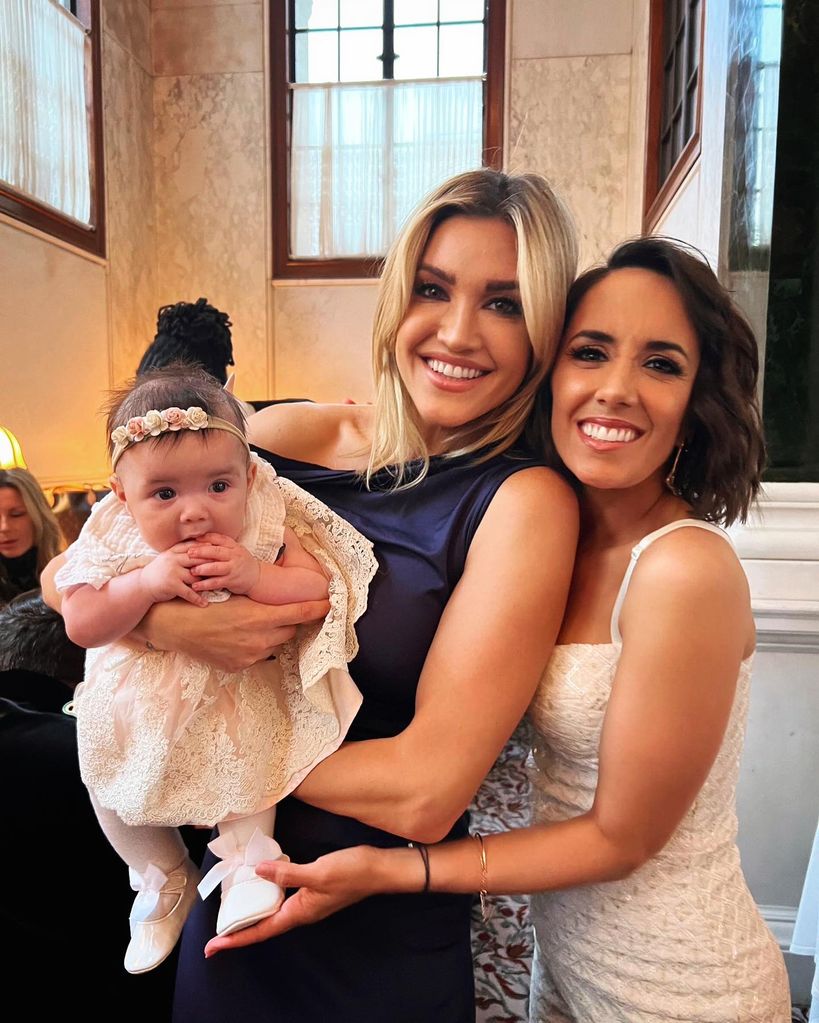 Janette Manrara holding baby Lyra Rose 