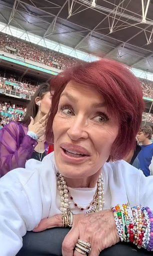 sharon osbourne taylor swift eras show wembley stadium