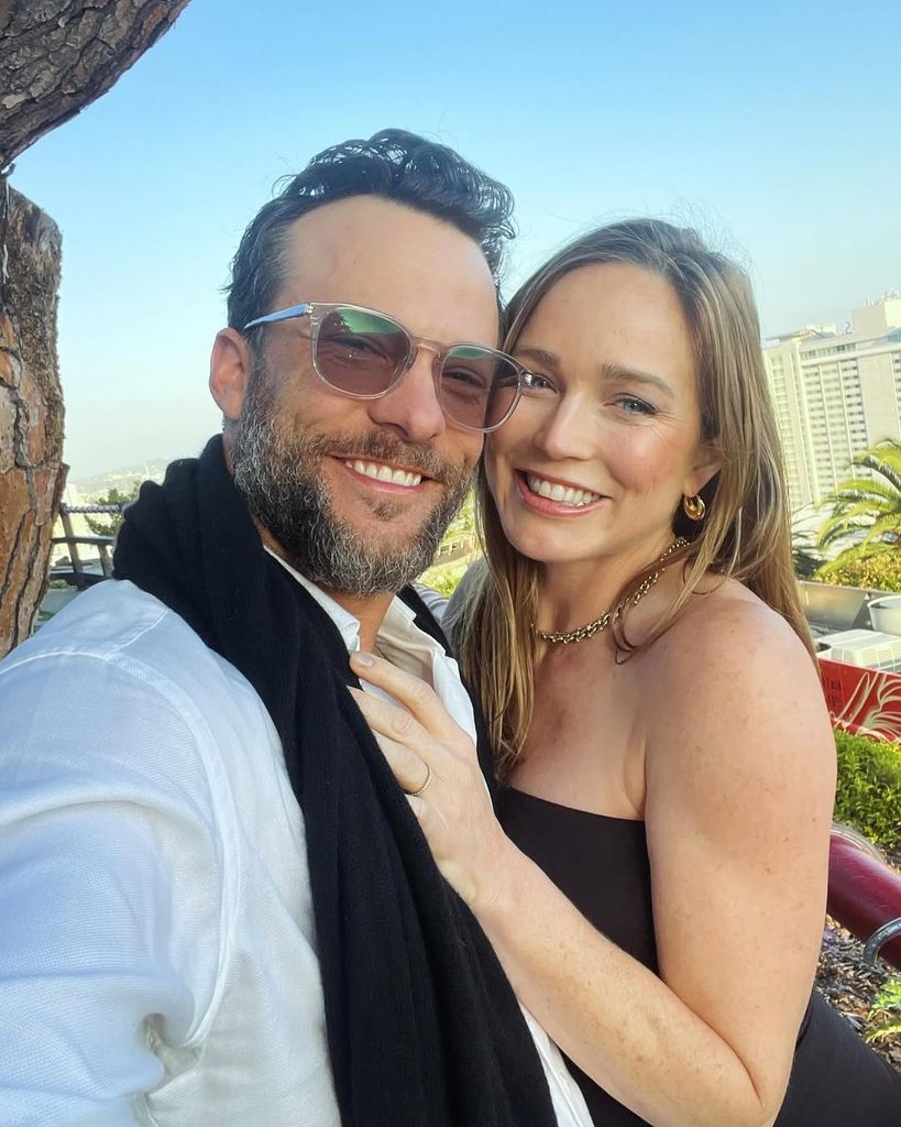 Kyle Schmid and Caity Lotz