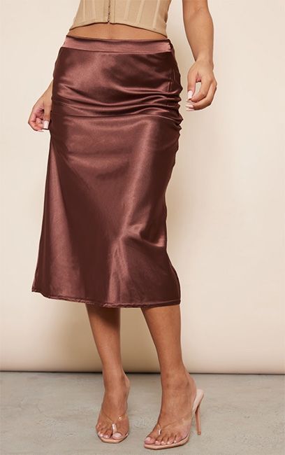 Mid length satin outlet skirts 18 drop