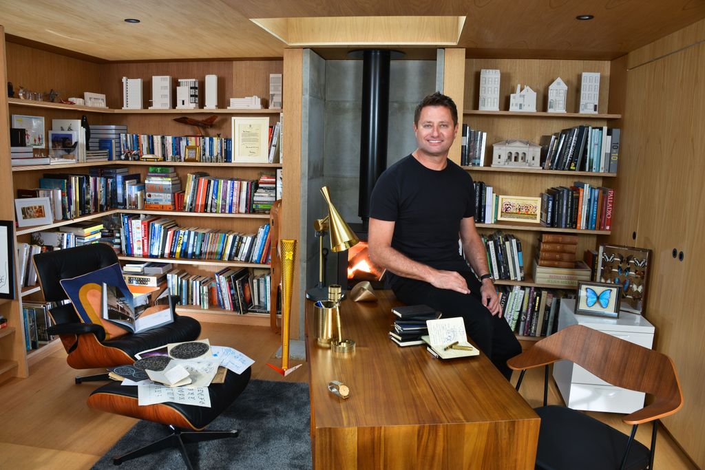 George Clarke at his home in West London
