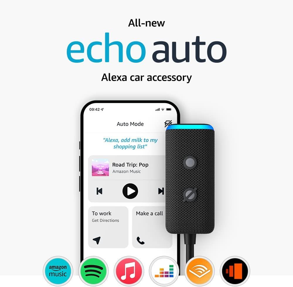 The freshly launched second geration Echo Auto is compatible with most smartphones and car models