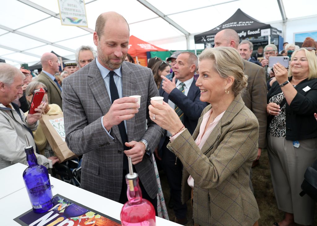 William and Sophie try local gin