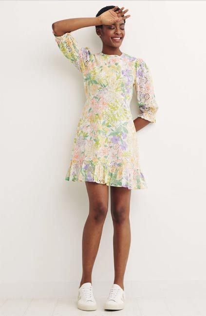 and other stories floral mini dress