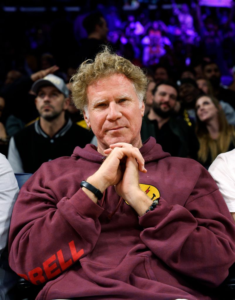 Will Ferrell At The Los Angeles Lakers Game