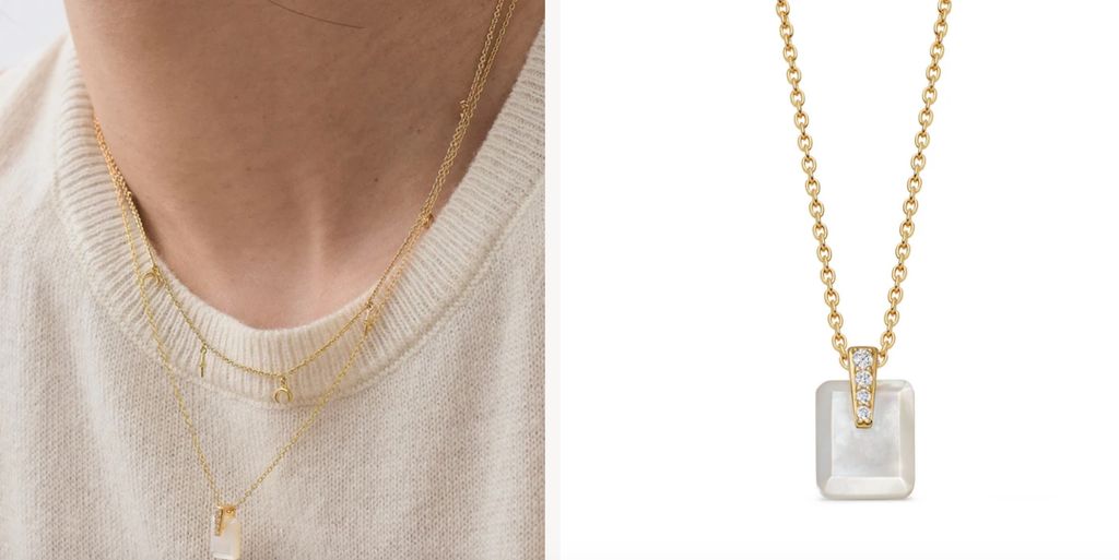 Astley Clarke Mother of Pearl Necklace