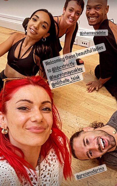 dianne with new dancers