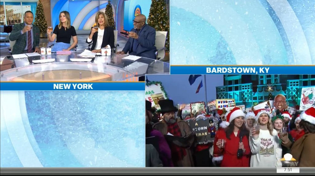 The Today Show hosts toasted to Bardstown