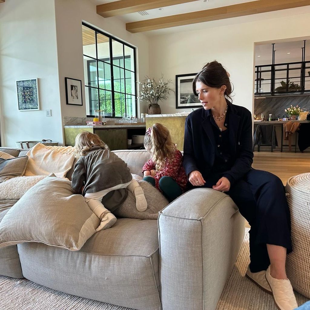 Katherine Schwarzenegger with her two daughters