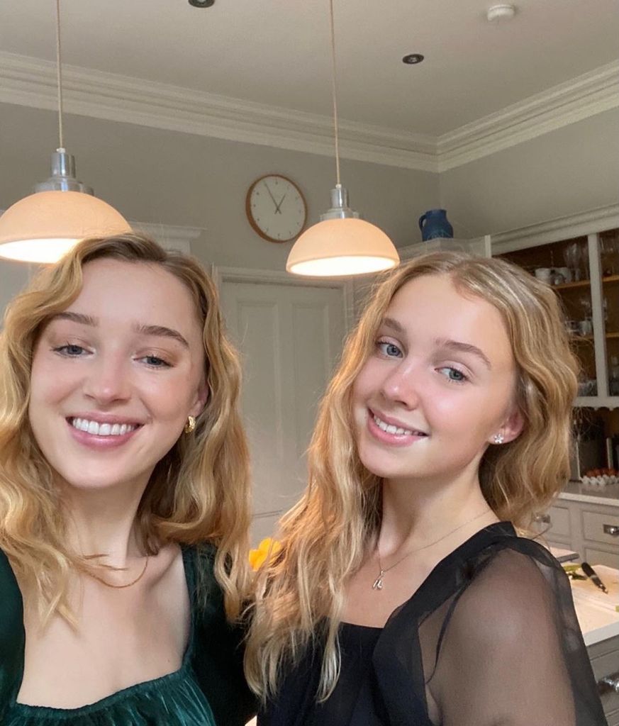 Phoebe and Harriet Dynevor are very close