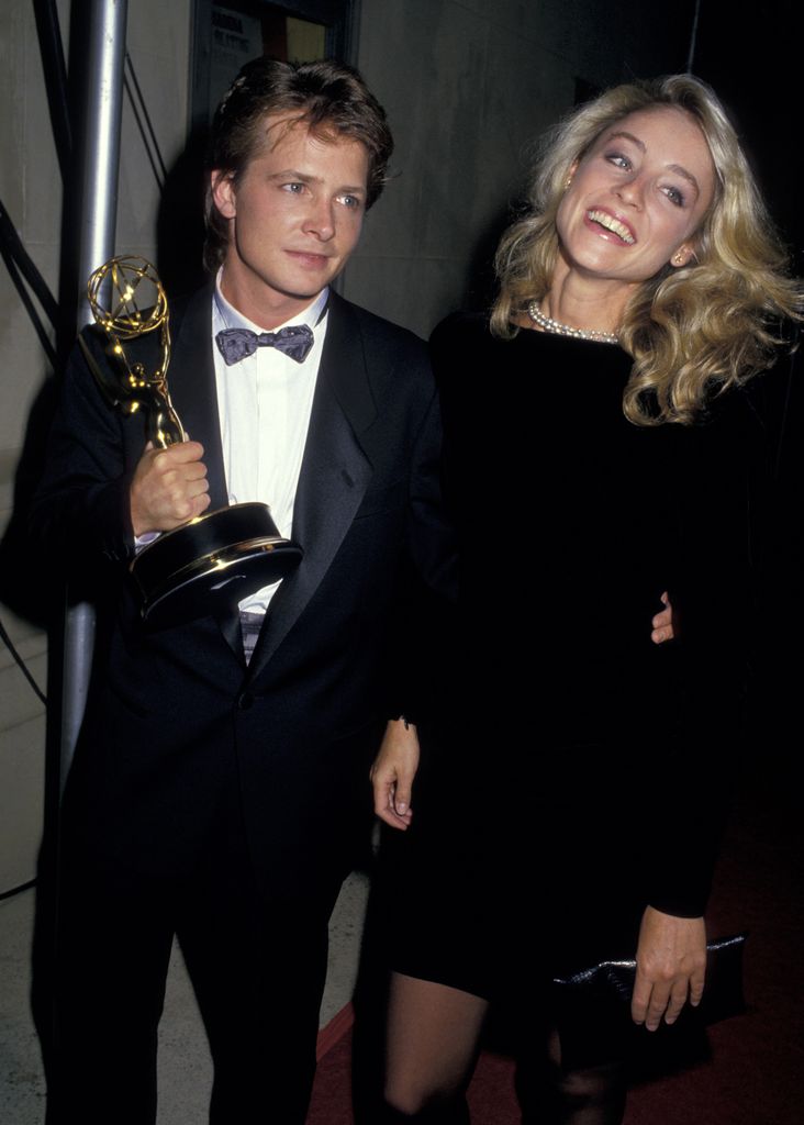 Michael J. Fox and Tracy Pollan in 1987