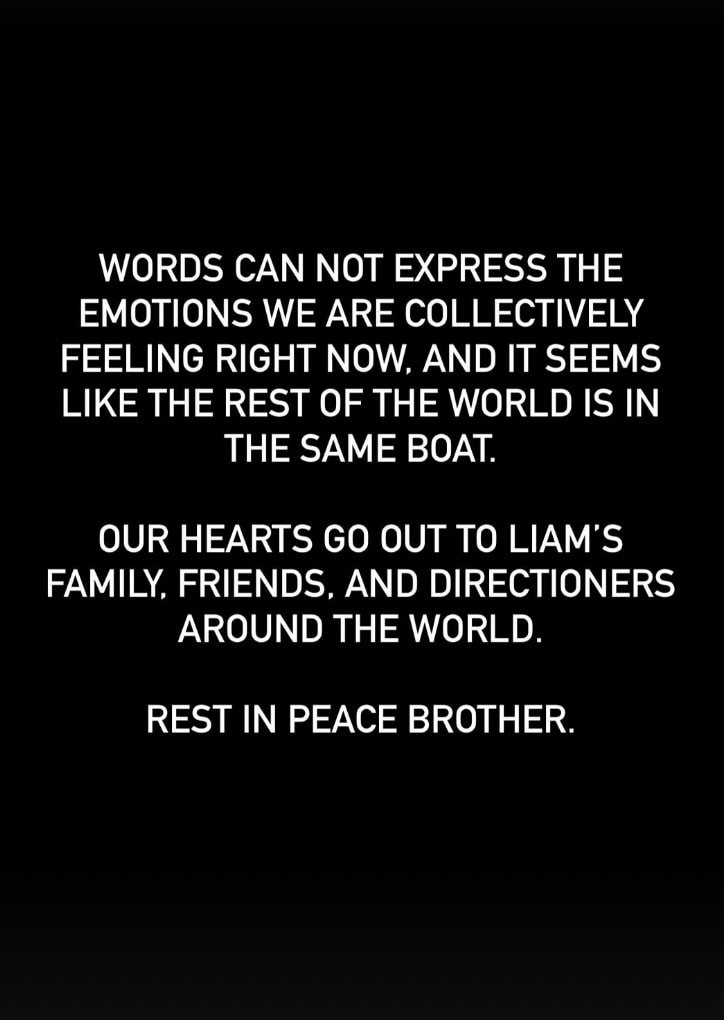 Backstreet Boys's tribute to Liam Payne