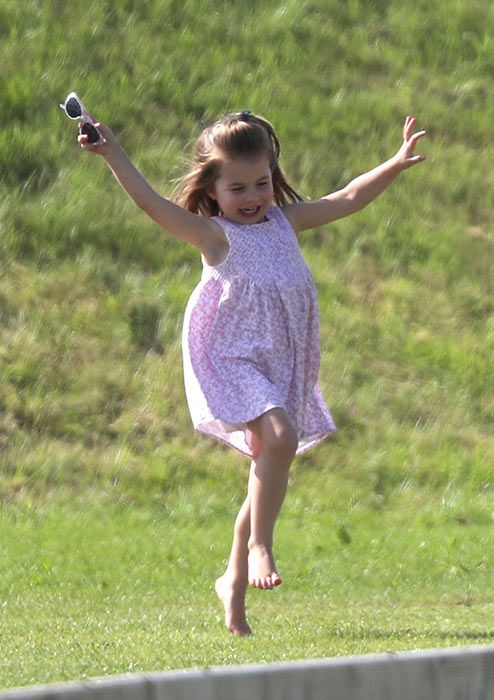princess charlotte jumping polo