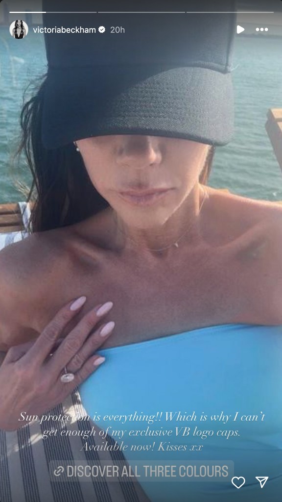 The former Spice Girl shared a sultry snap