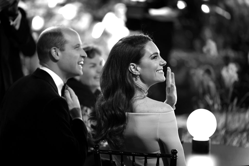 Prince William and Kate smiling in Boston