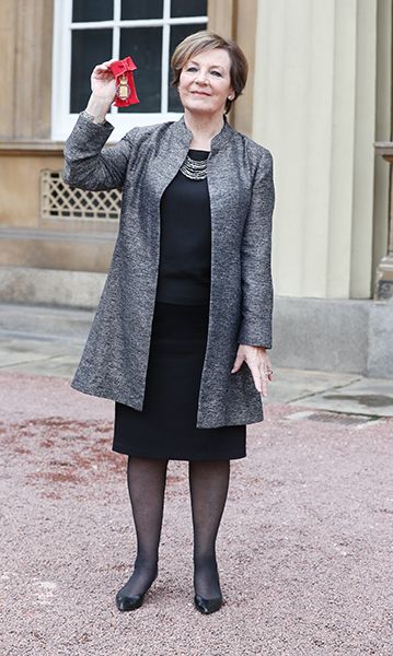 delia smith member of the Order of the Companions of Honour buckingham palace