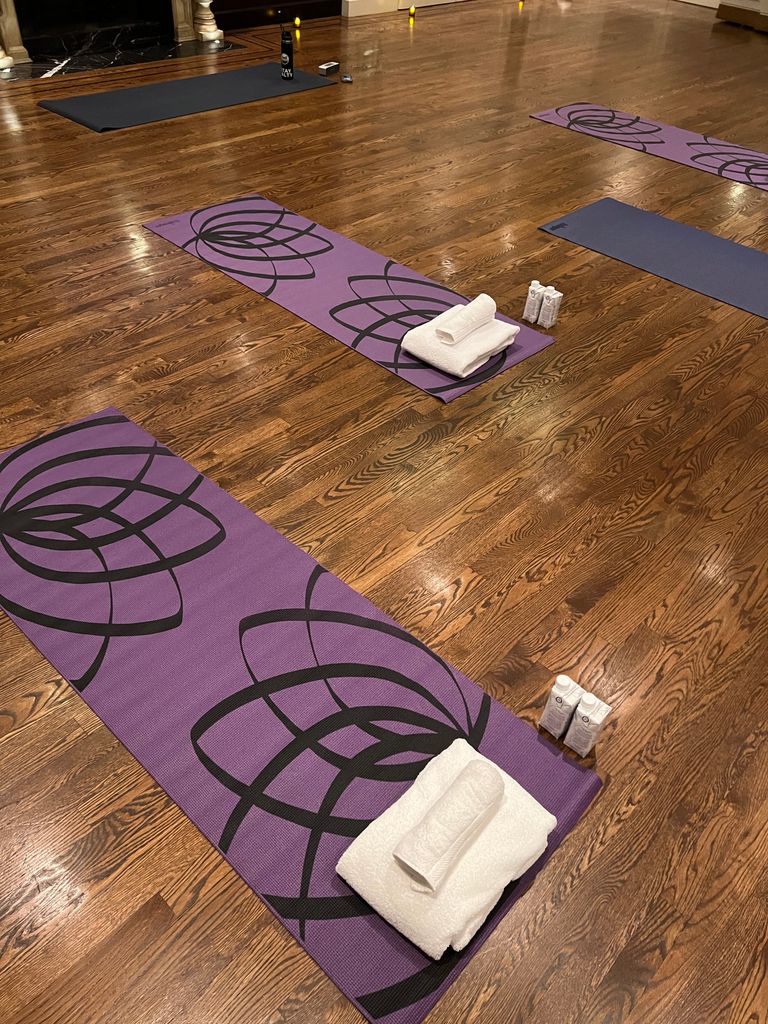 Yoga class at the Wedgewood Hotel & Spa