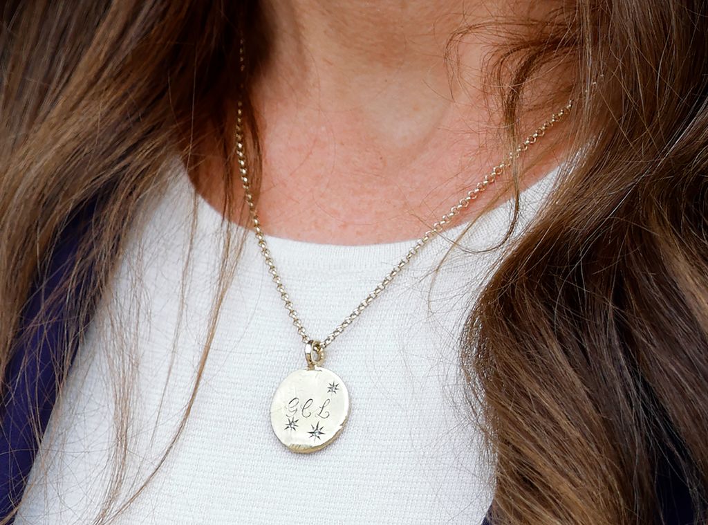 Kate Middleton's Daniella Draper necklace with children's initials