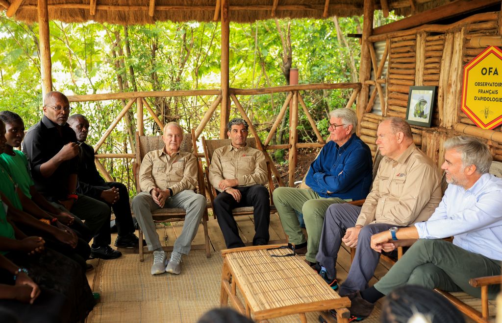 The visit to OFA marked the Prince's first trip to Rwanda