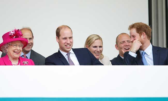 zara mike tindall queens 90th