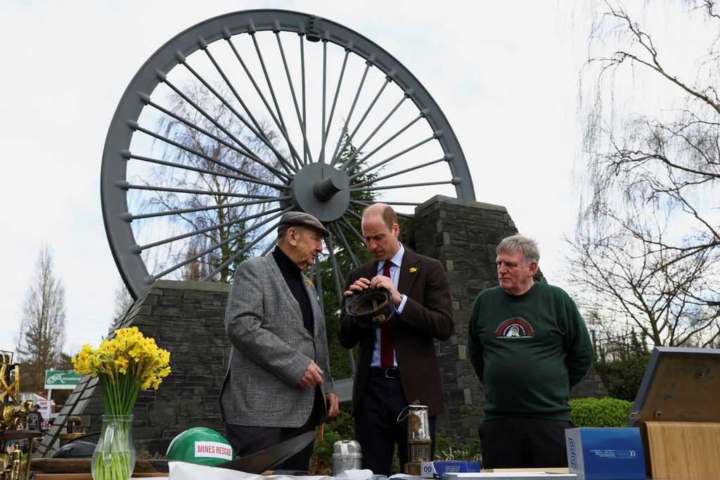 The Prince of Wales at the Gresford Colliery Disaster memorial