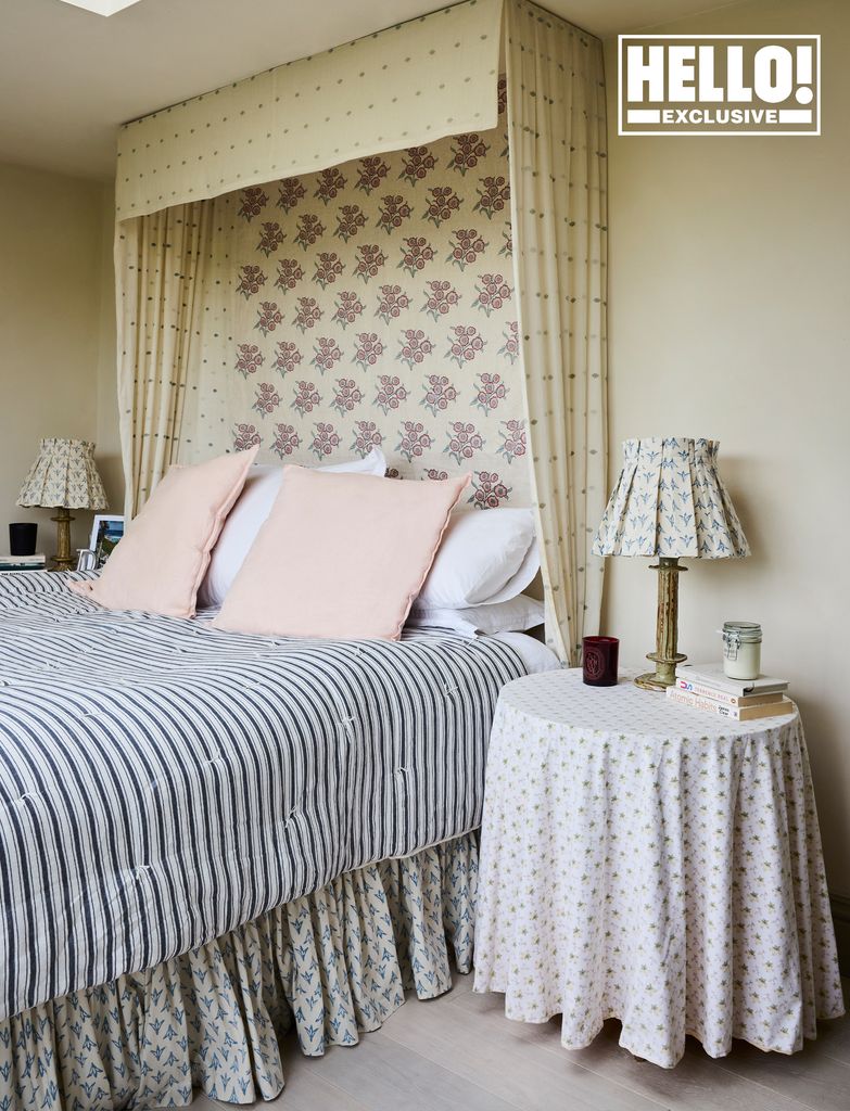 Designer Daisy Knatchbull's bedroom in London