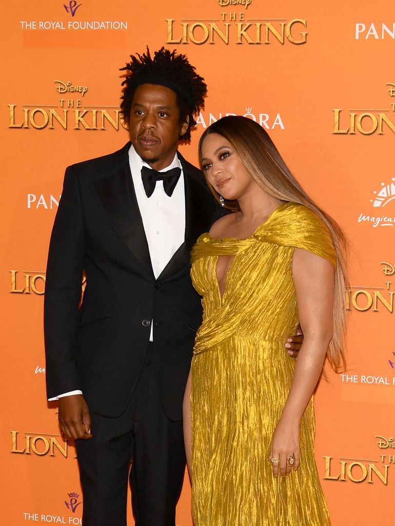 Beyonce Knowles-Carter dan Jay-Z di karpet merah