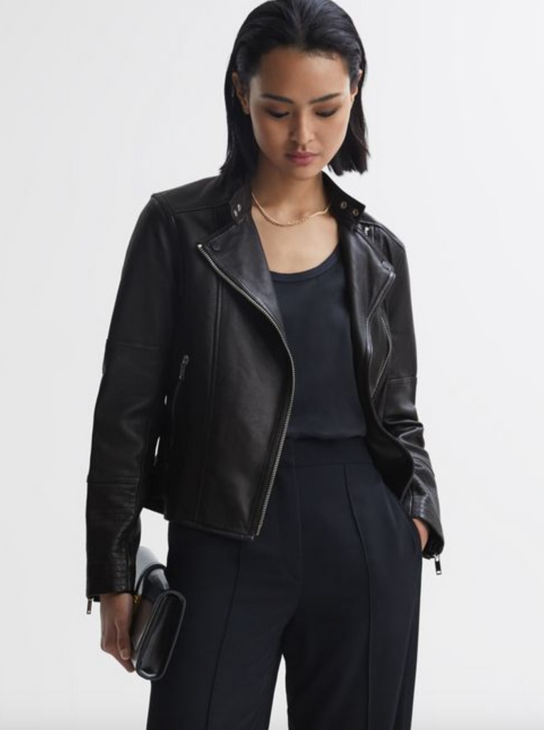 Reiss leather jacket