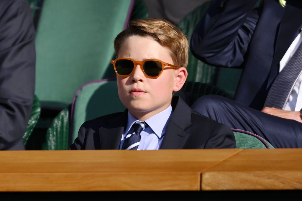 Prince George attends day fourteen of Wimbledon