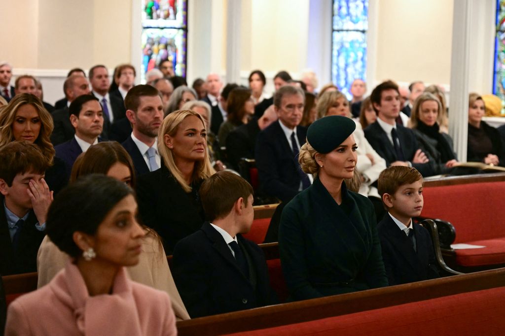 Ivanka Trump, daughter of US President-elect Donald Trump, attends the church service at St. John's Episcopal Church, Lafayette Square in Washington