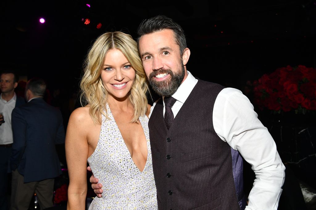 Kaitlin Olson and Rob McElhenney attend the after the premiere of party for the premiere of Apple TV+'s Mythic Quest: Raven's Banquet