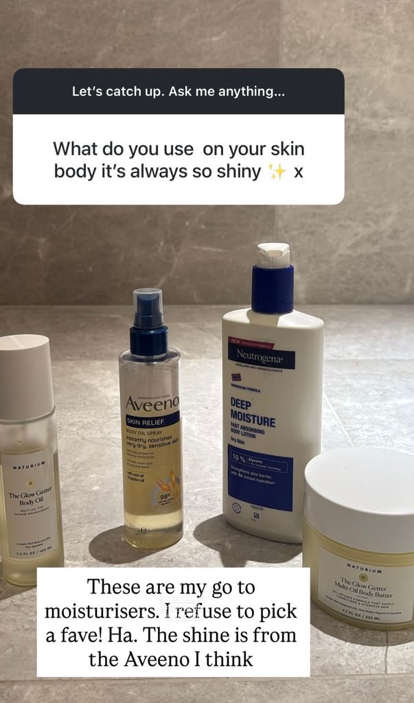 Frankie Bridge also loves Naturium