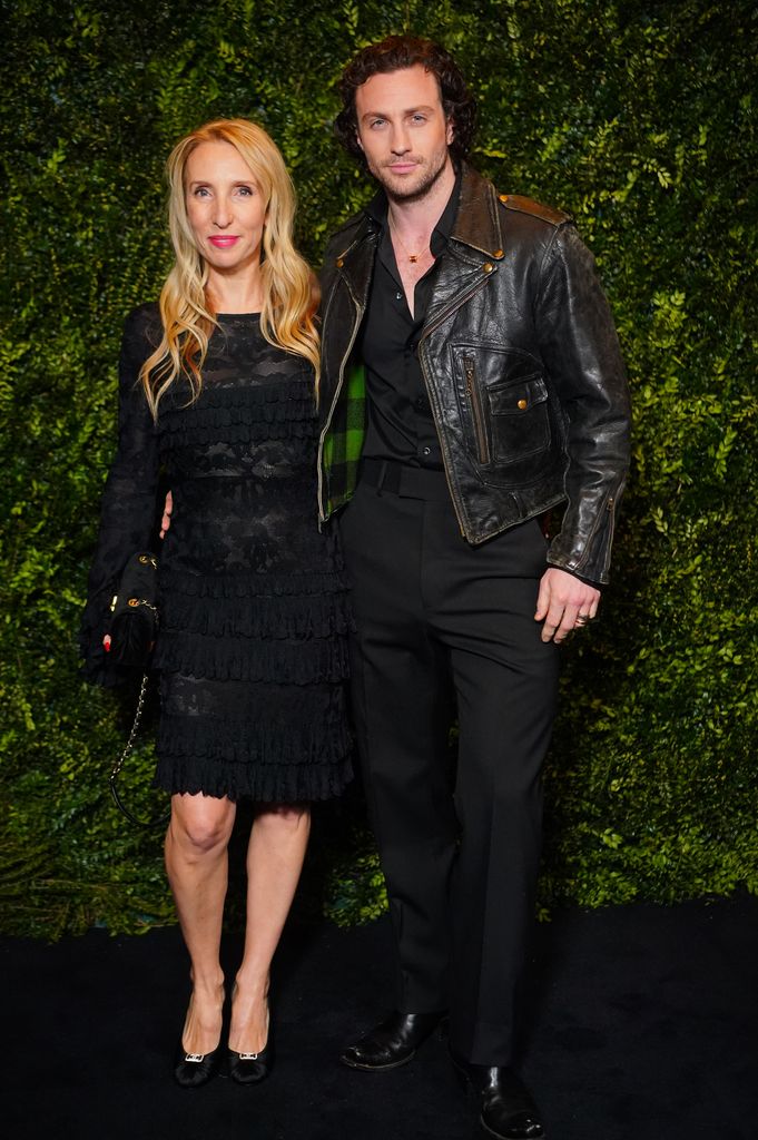 Sam Taylor-Johnson and Aaron Taylor-Johnson attend the Charles Finch and Chanel 2024 Pre-Bafta Party at the Hertford Street Club, London. Picture date: Saturday February 17, 2024