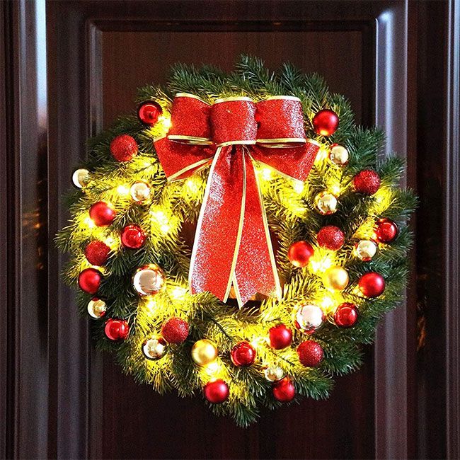 ebay christmas LED wreath