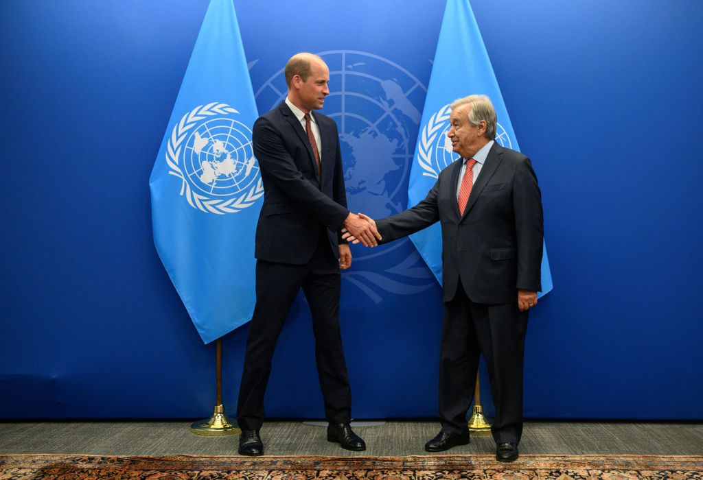 Prince William, Prince of Wales meets with U.N. Secretary-General 