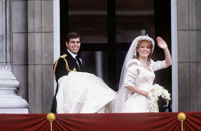 Prince Andrew Sarah Ferguson royal wedding balcony