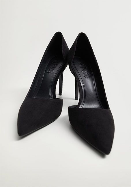 black heels mango
